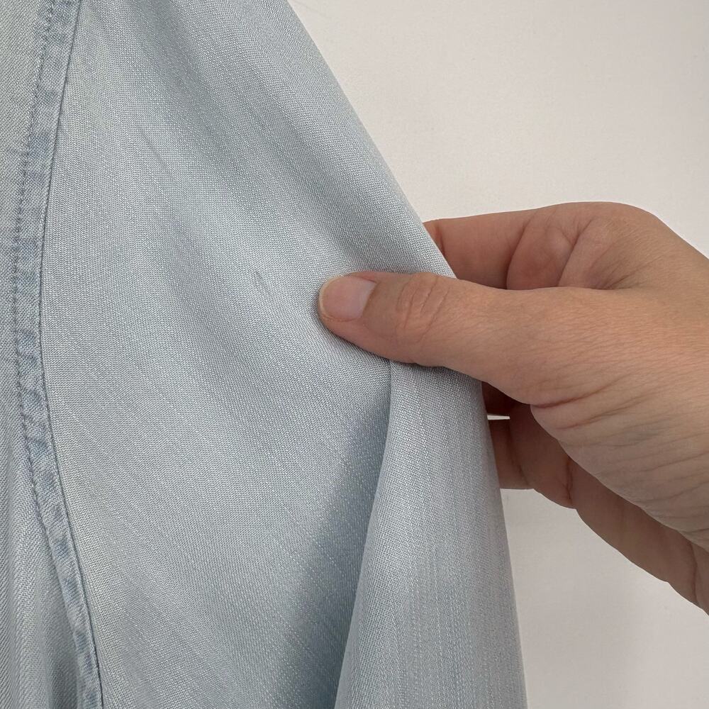 Rails Denim Chambray Embroidered Button Down Azte… - image 4